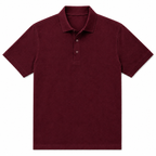 American Supima Cottom Polo T-shirt- Maroon