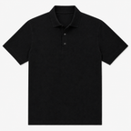 American Supima Cottom Polo T-shirt- Black
