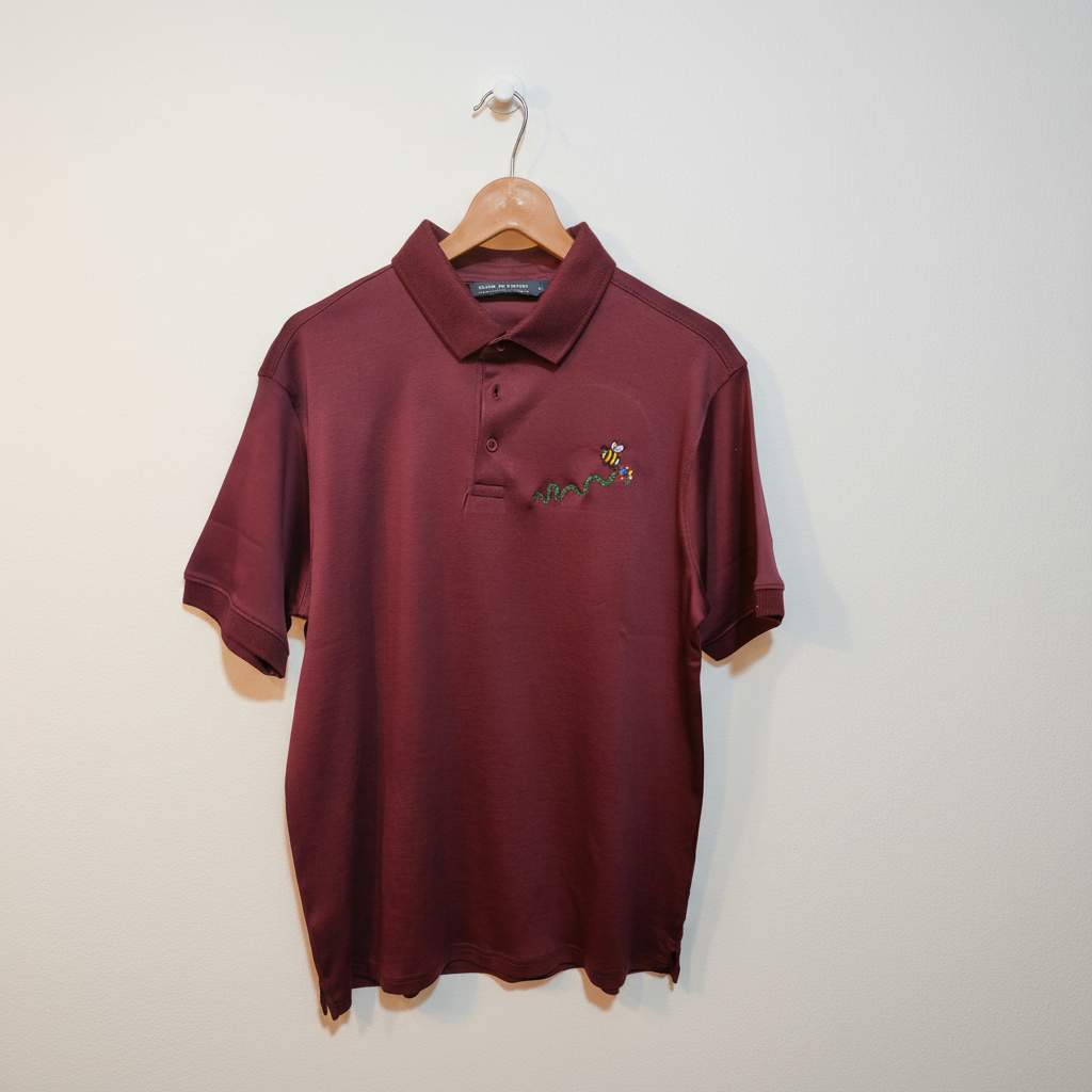 Cute Embroidery Cotton T-Shirt