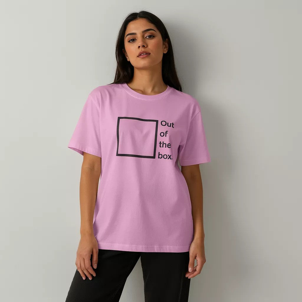 Graphic Slogan Cotton T-Shirt