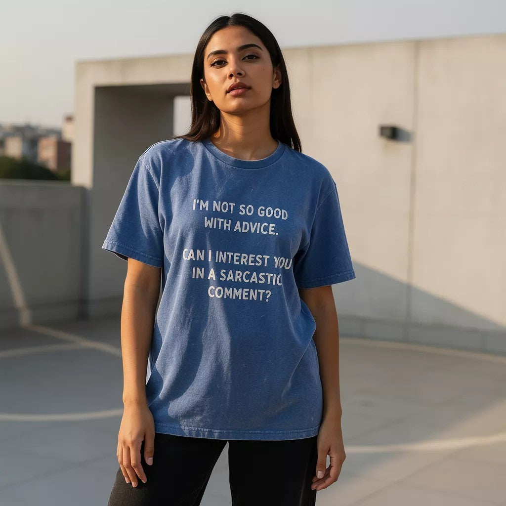 Relatable Quote Cotton Tee